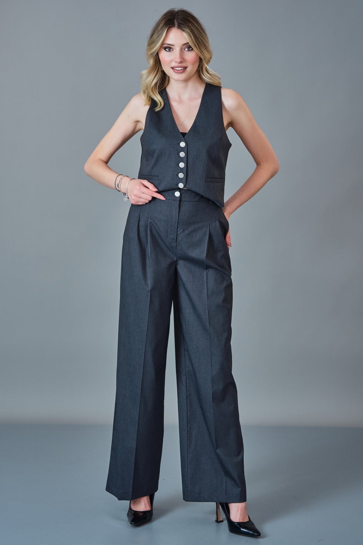 Diagonal - Regular Size Trousers (DGN27K90211)