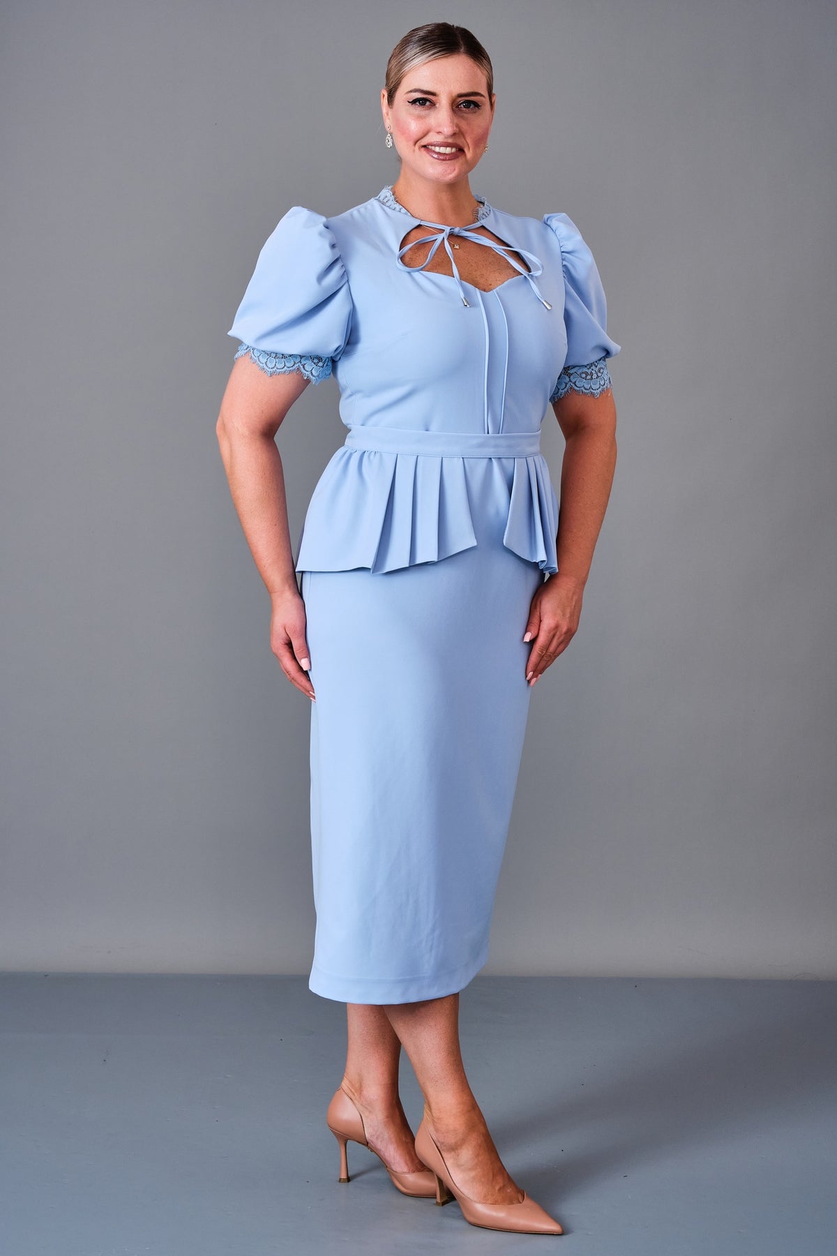 Kedma - Plus Size Dress (KDM27K8-98440X) - 8690200245923