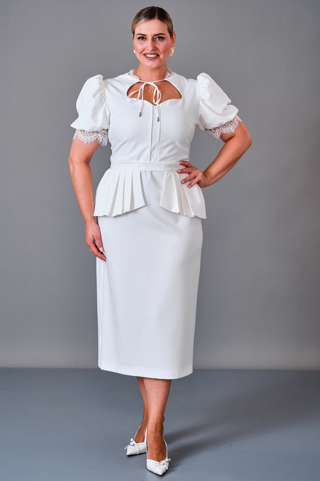 Kedma - Plus Size Dress (KDM27K8-98440X) - 8690200245930
