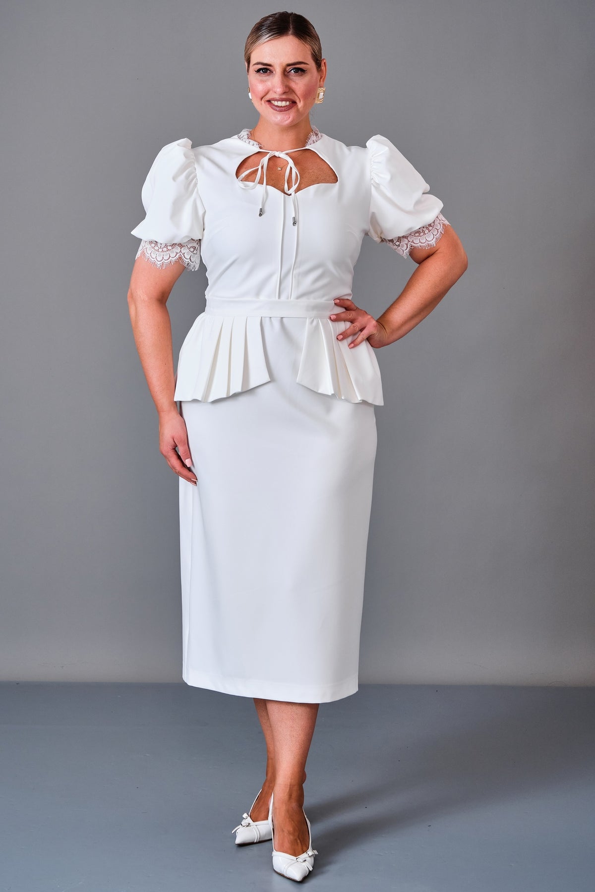 Kedma - Plus Size Dress (KDM27K8-98440X) - 8690200245930