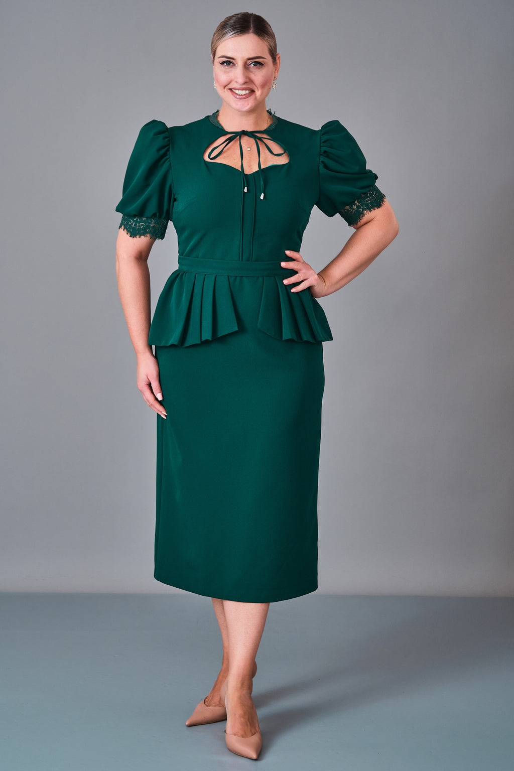 Kedma - Plus Size Dress (KDM27K8-98440X) - 8690200245954