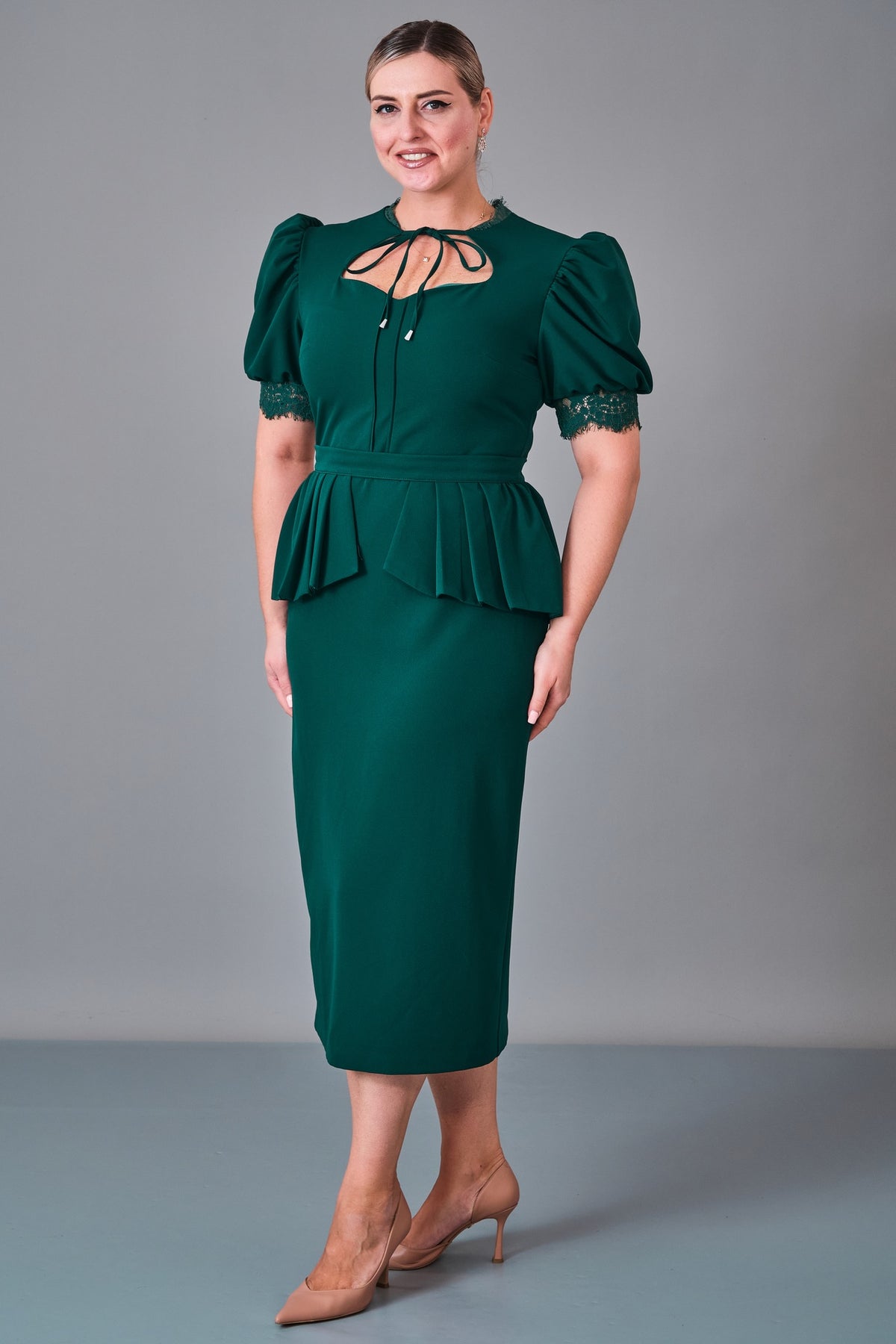Kedma - Plus Size Dress (KDM27K8-98440X) - 8690200245954