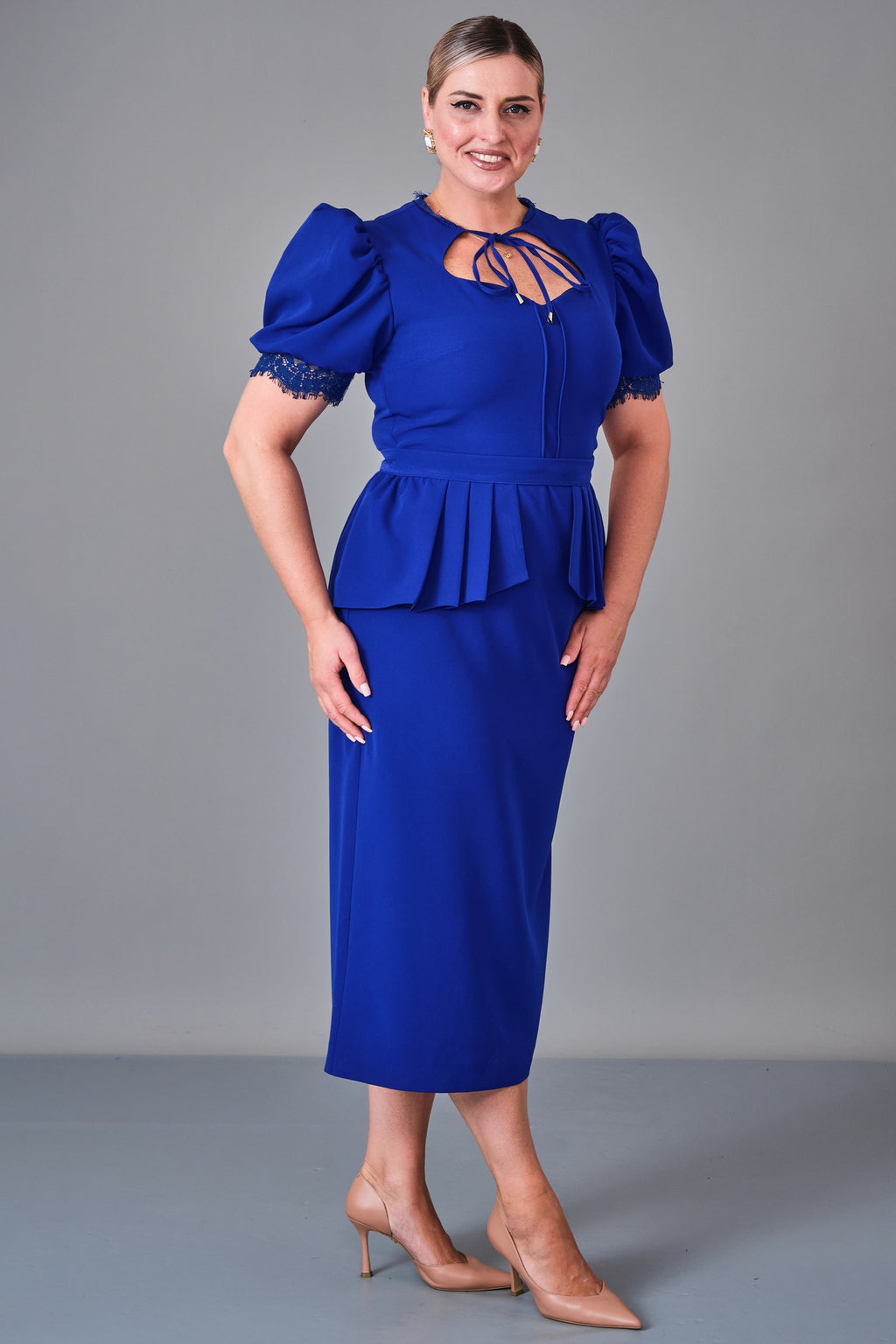 Kedma - Plus Size Dress (KDM27K8-98440X) - 8690200245961