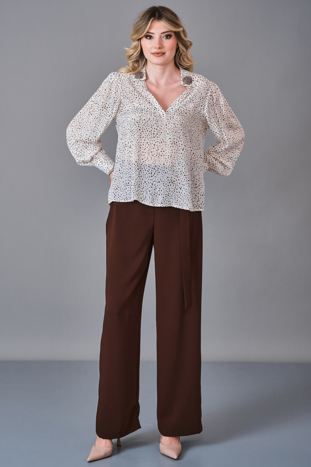 Qm - Regular Size Blouse (QM.K27.BL.QB224) - 8690200246081