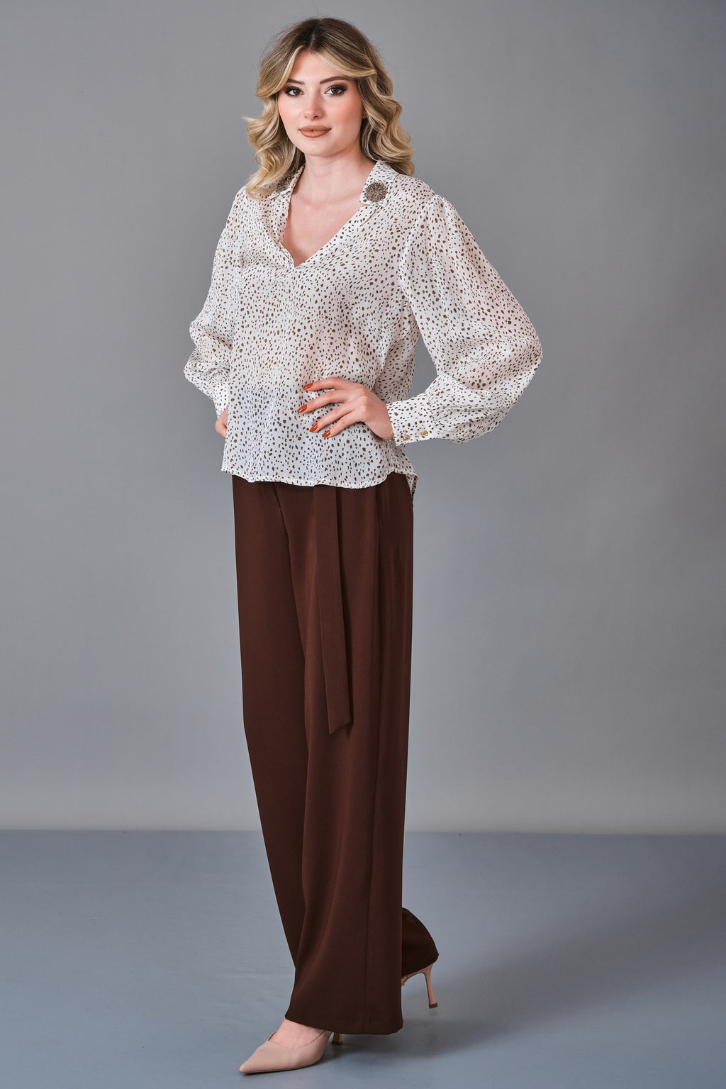 Qm - Regular Size Blouse (QM.K27.BL.QB224) - 8690200246081
