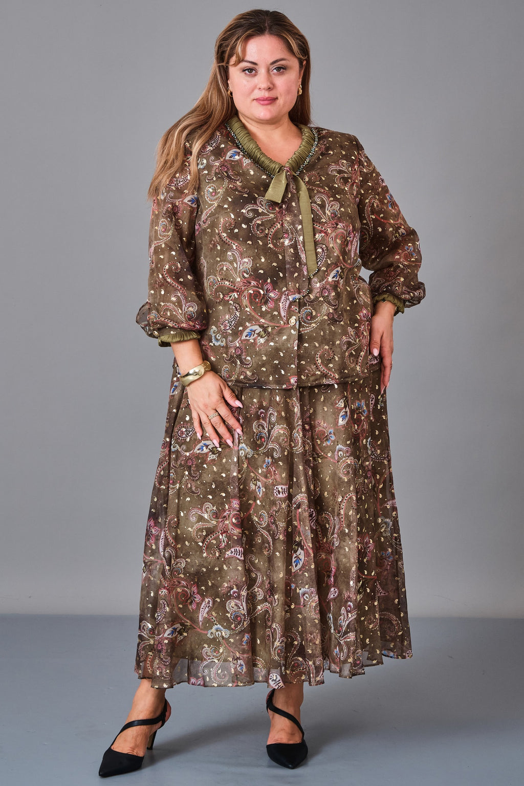 Gumanize - Plus Size Suit (GMZTK640-8541) - 8690200246142