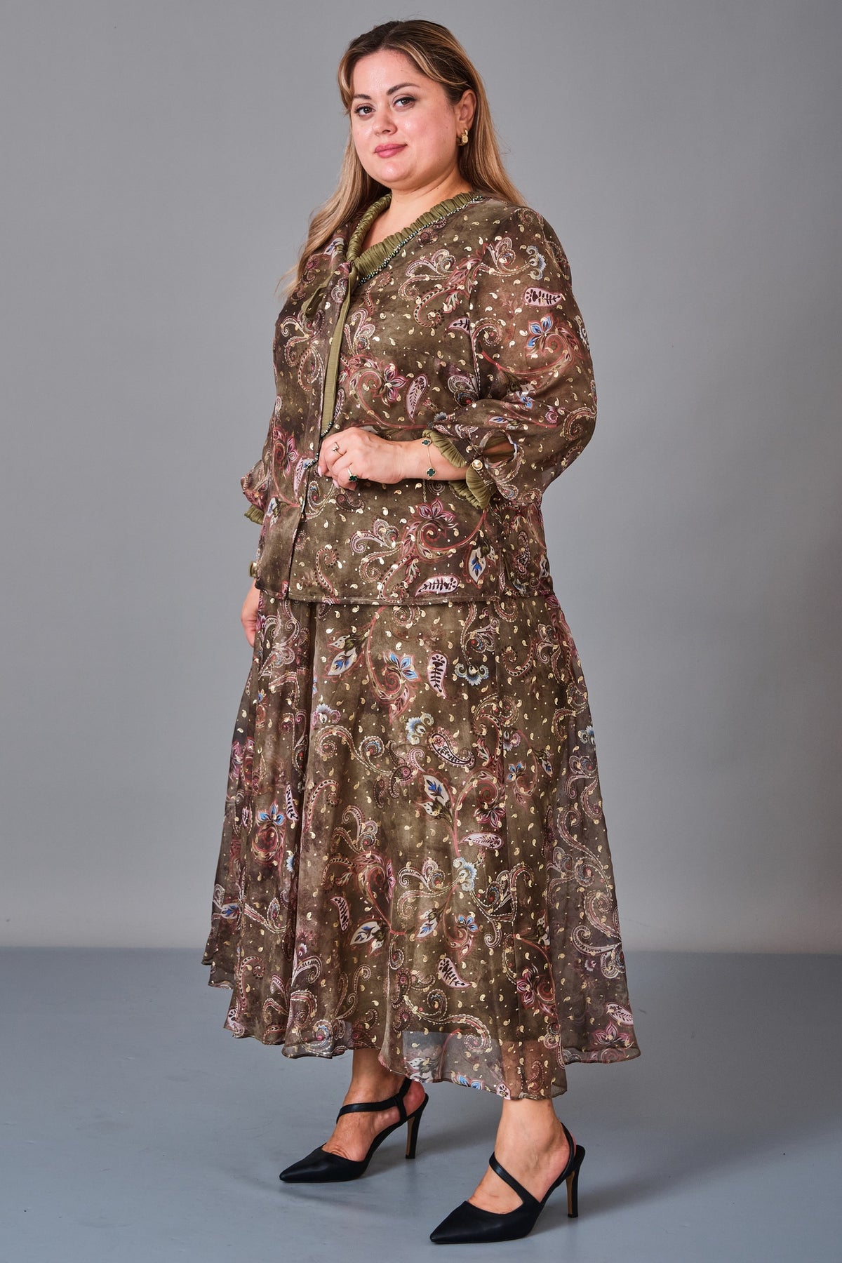 Gumanize - Plus Size Suit (GMZTK640-8541) - 8690200246142