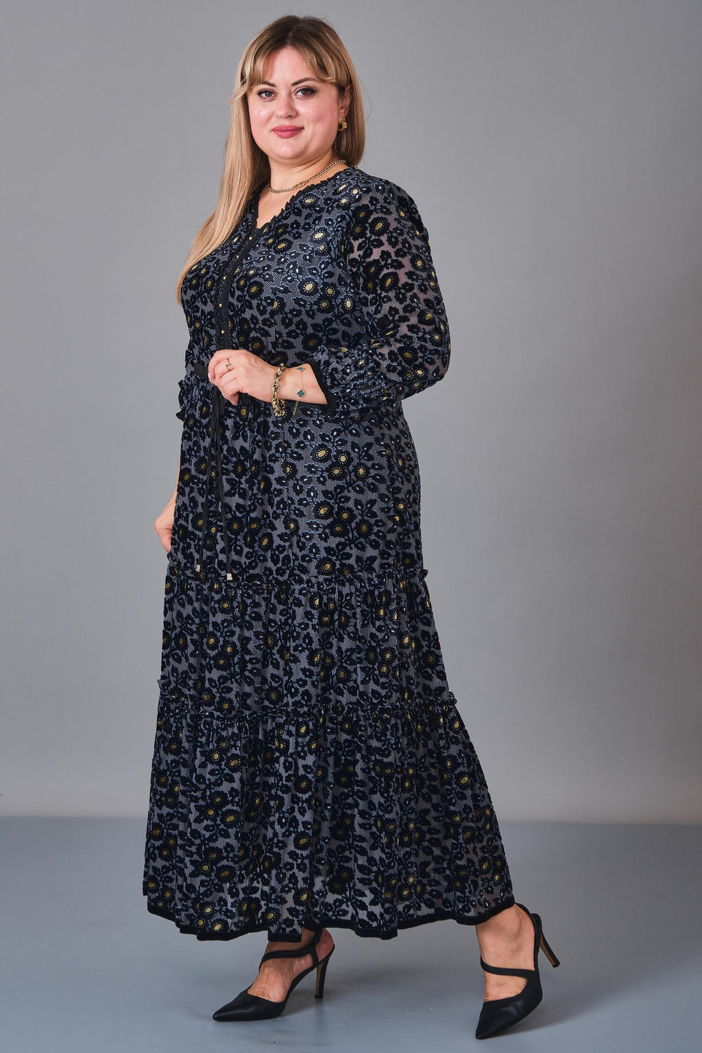Gumanize - Plus Size Dress (GMZ2026-384-8013) - 8690200246180