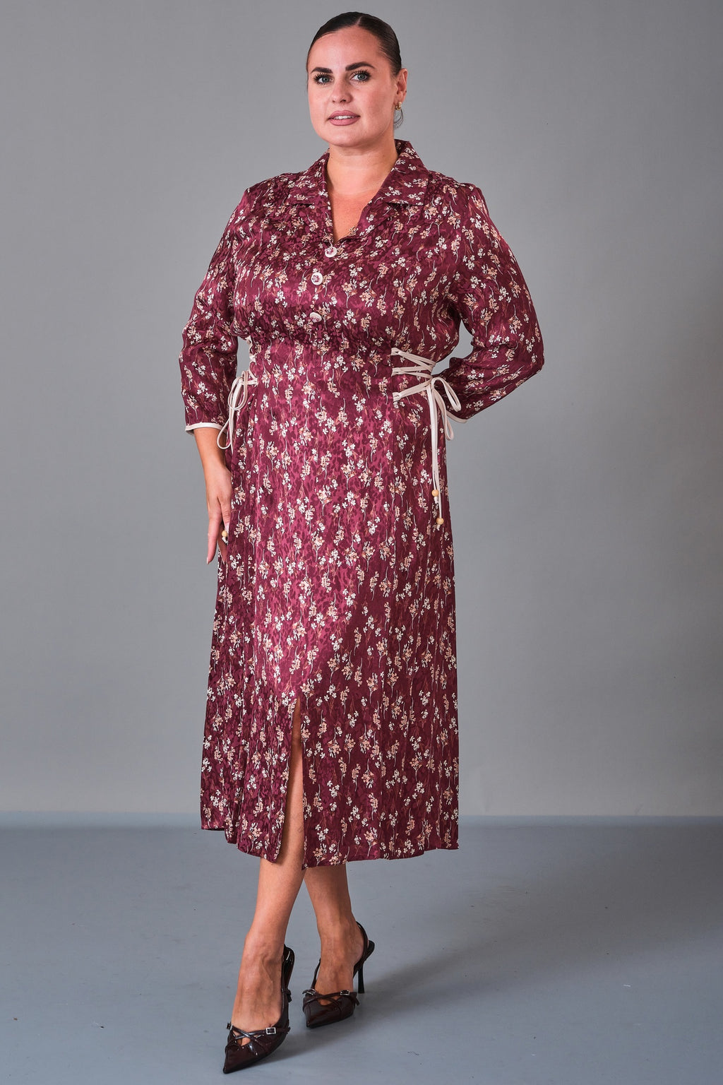 Dress Port - Plus Size Dress (DSP27K5805) - 8690200246432