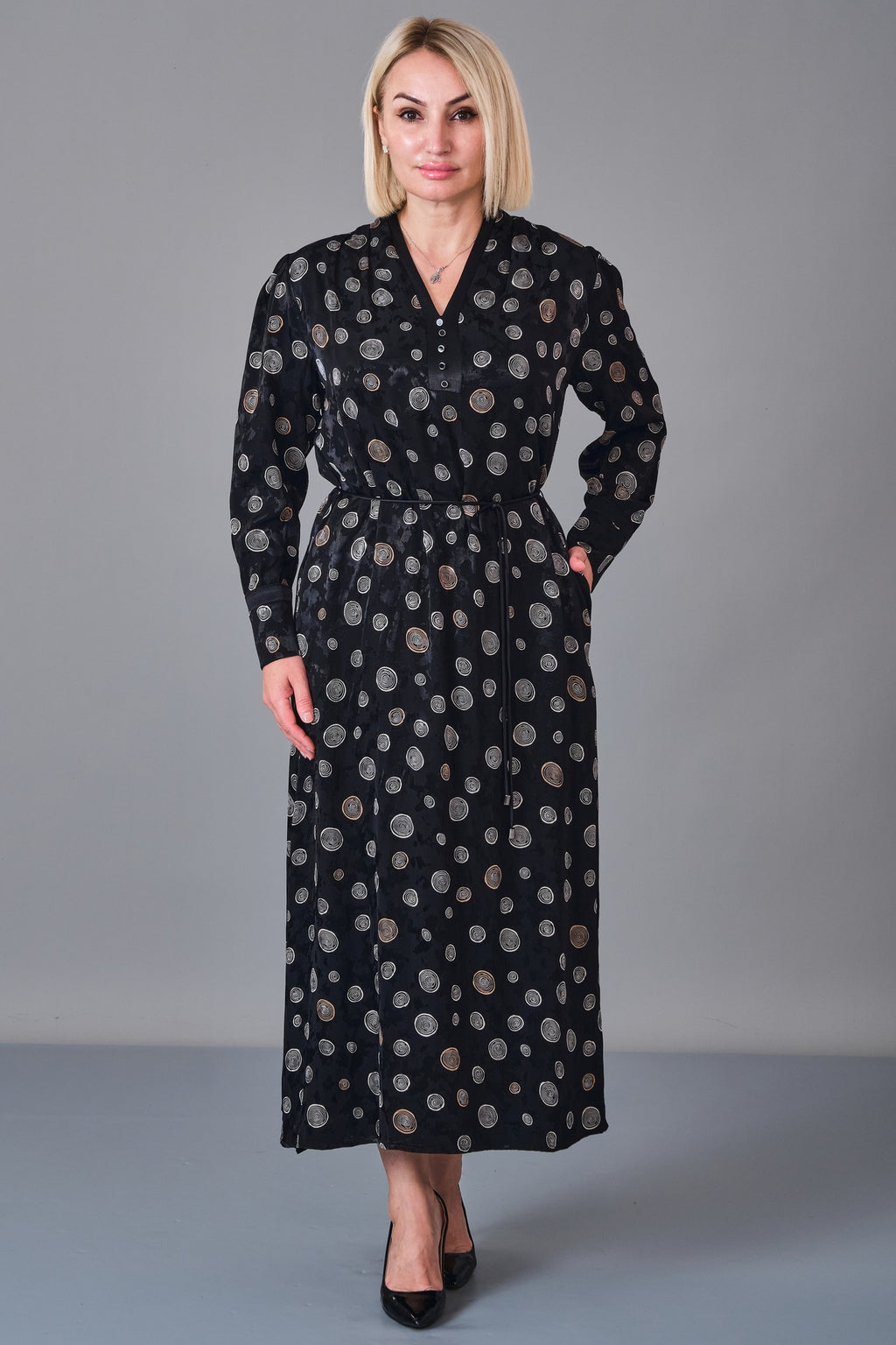 Revaro - Regular Size Dress (REV27KS-9156) - 8690200246463