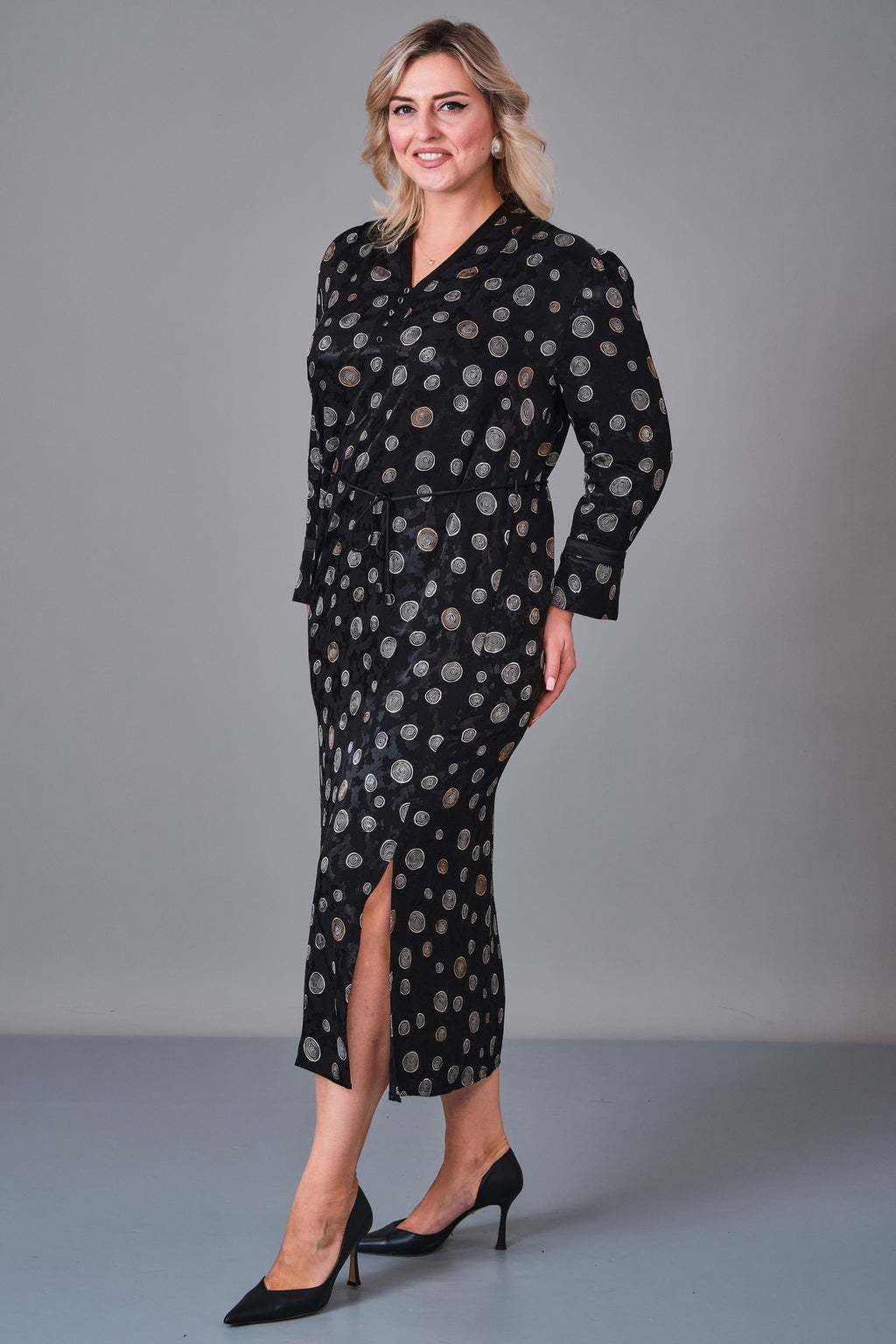 Revaro - Plus Size Dress (REV27KBS-2725) - 8690200246494