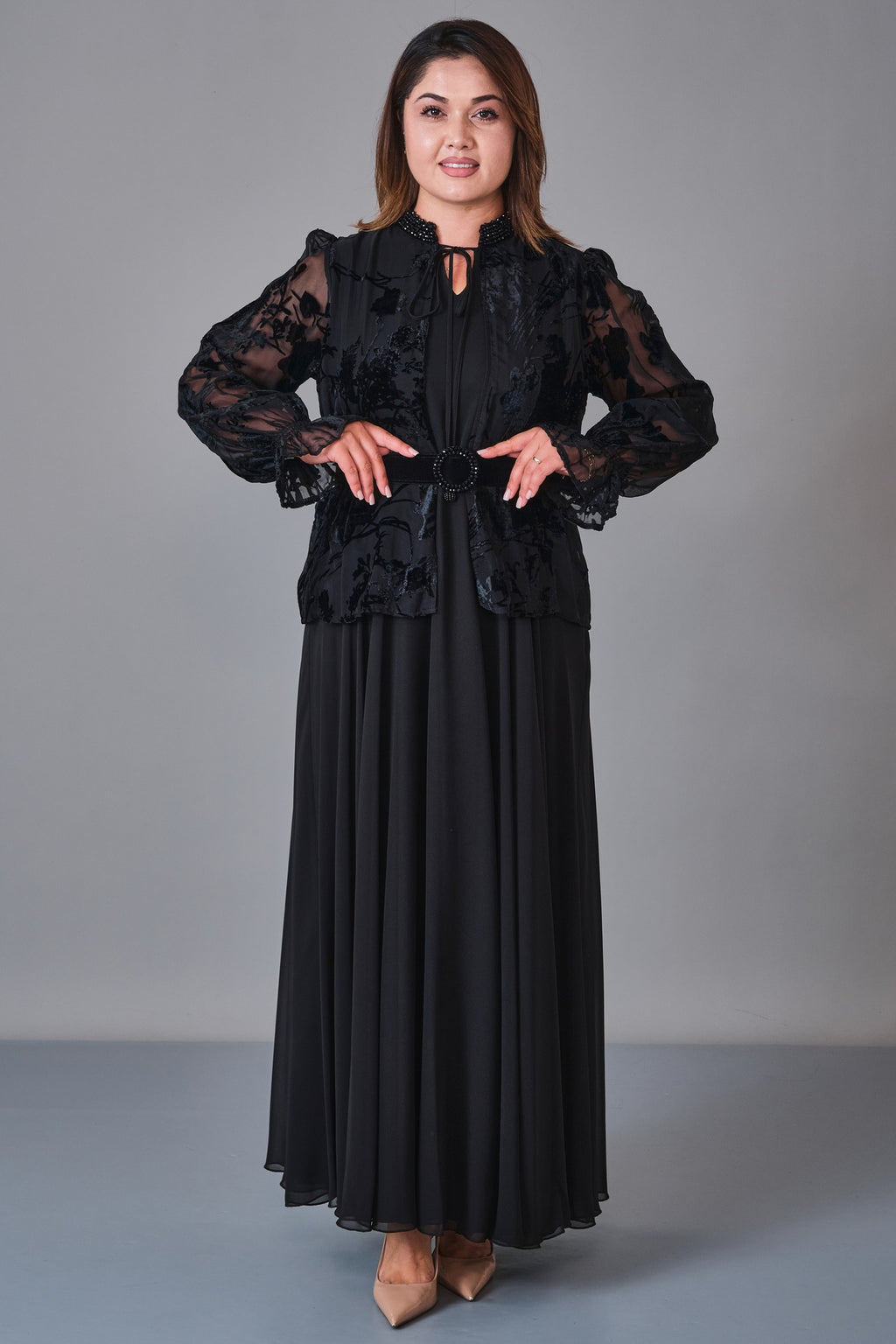 Ksas - Plus Size Dress (KSS27K32360) - 8690200246500