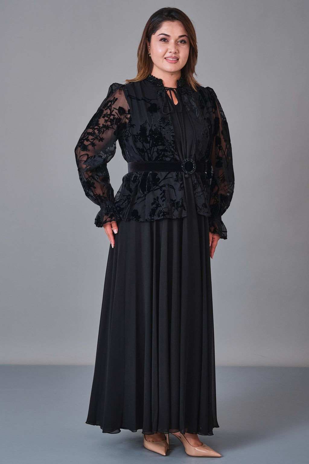 Ksas - Plus Size Dress (KSS27K32360) - 8690200246500