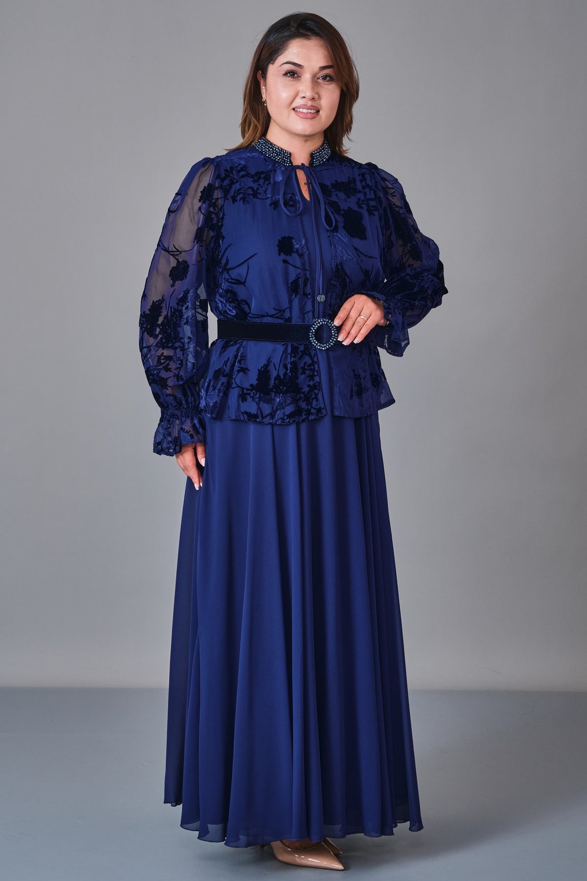 Ksas - Plus Size Dress (KSS27K32360) - 8690200246517