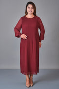 Ksas - Plus Size Dress (KSS27K32421) - 8690200246531