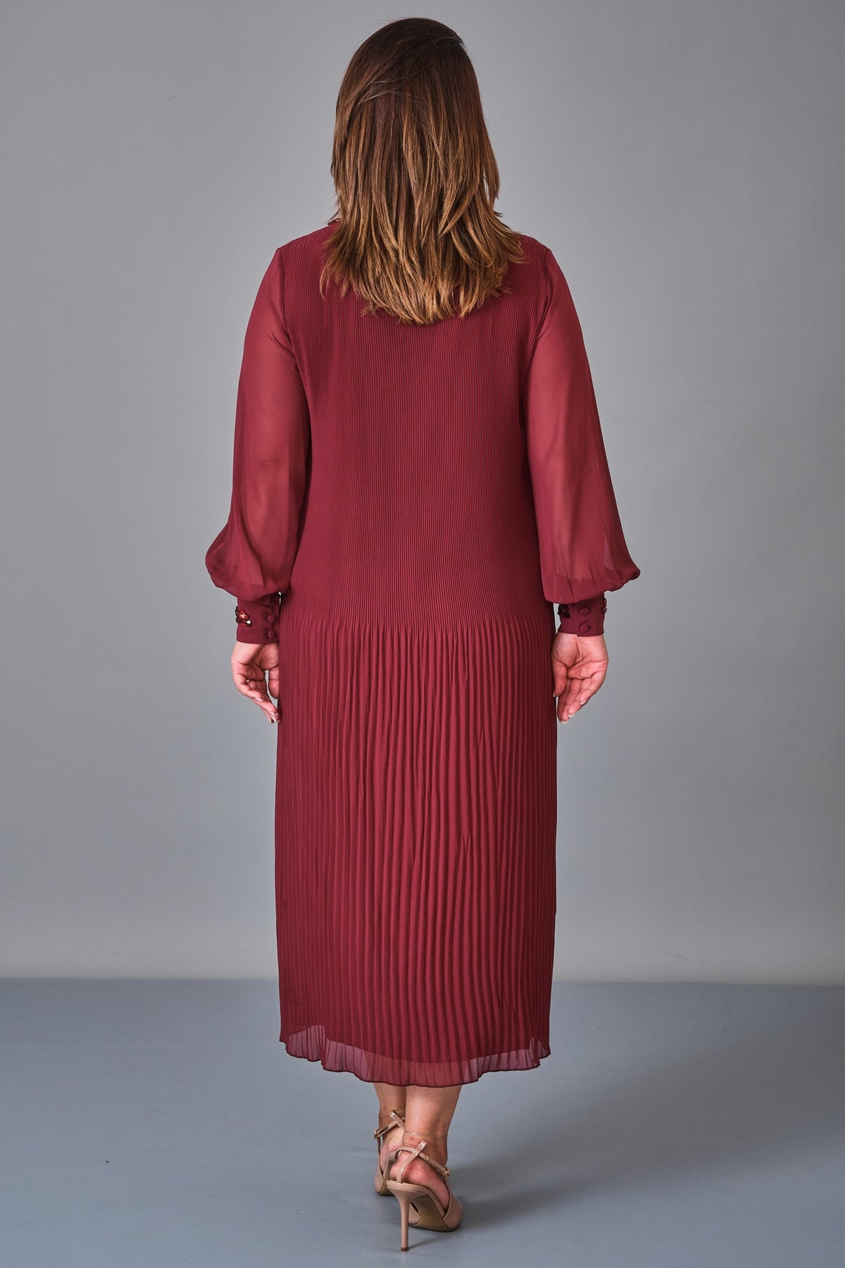 Ksas - Plus Size Dress (KSS27K32421) - 8690200246531