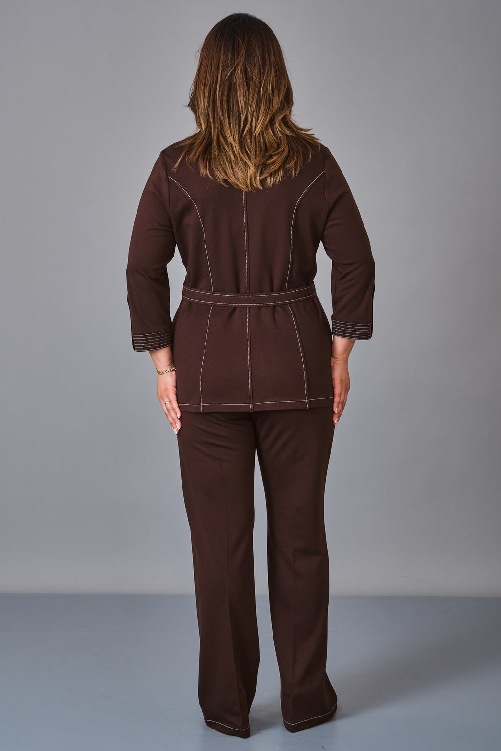 Dress Port - Plus Size Suit (DSP27K3671) - 8690200246807