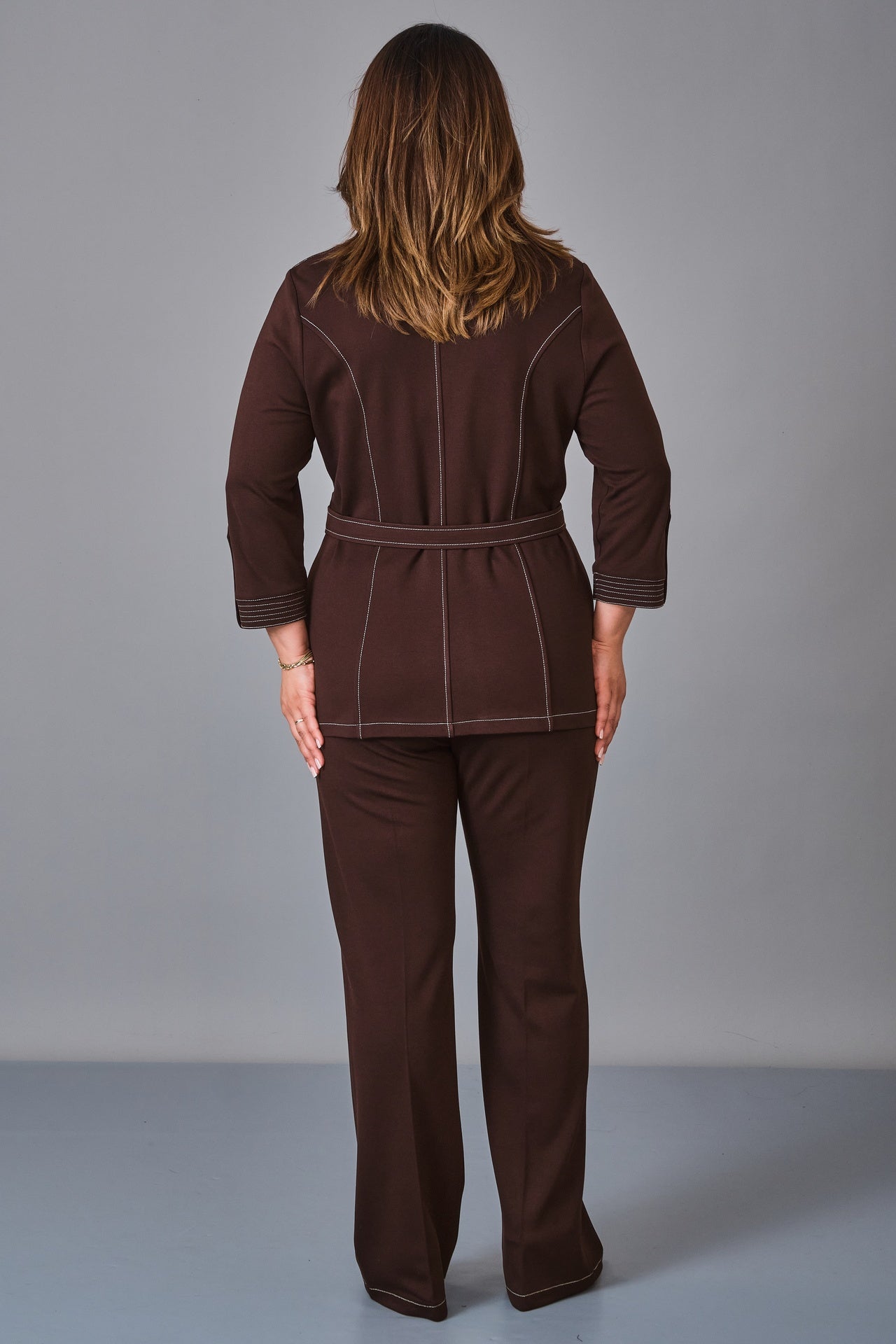 Dress Port - Plus Size Suit (DSP27K3671) - 8690200246807