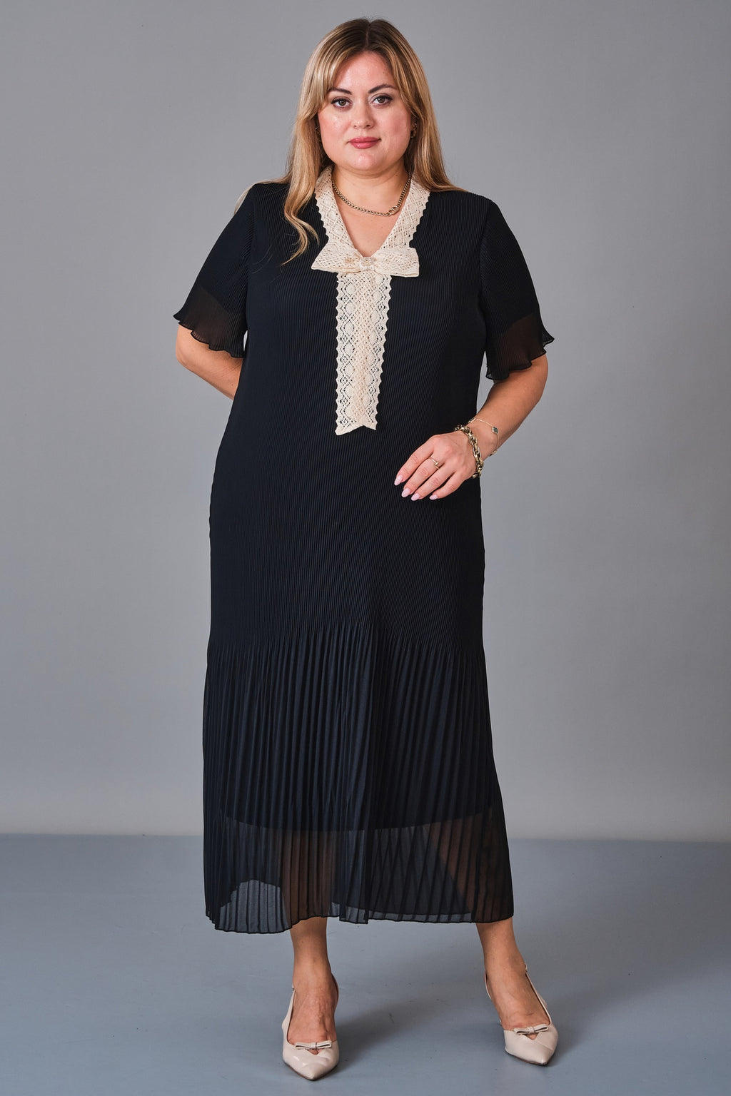 Chiffon Line - Plus Size Dress (CFL27K3521)