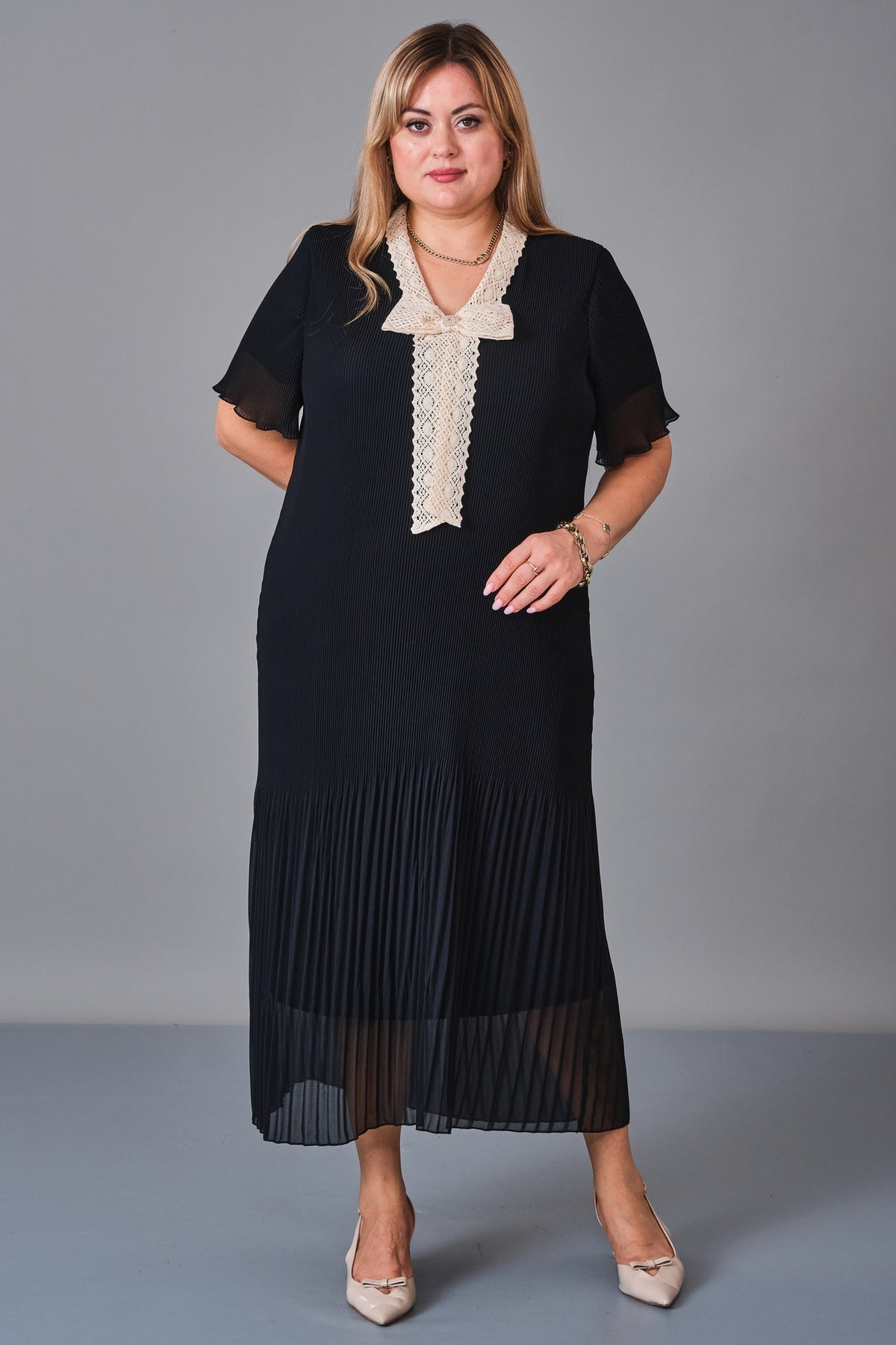 Chiffon Line - Plus Size Dress (CFL27K3521)