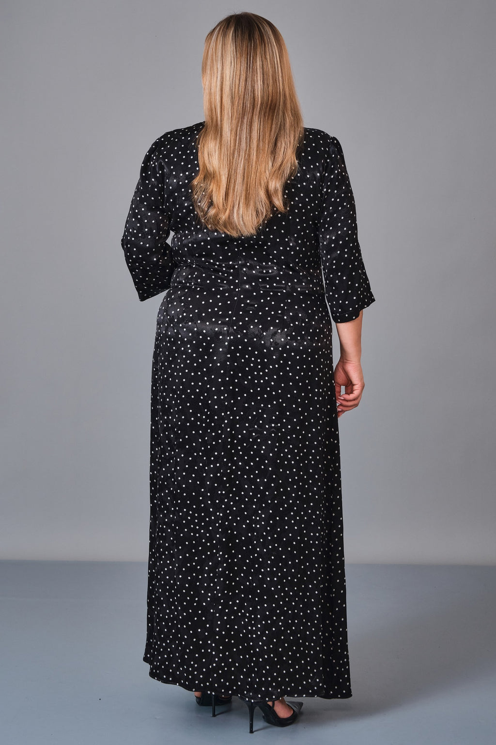Chiffon Line - Plus Size Dress (CFL27K3522) - 8690200247057