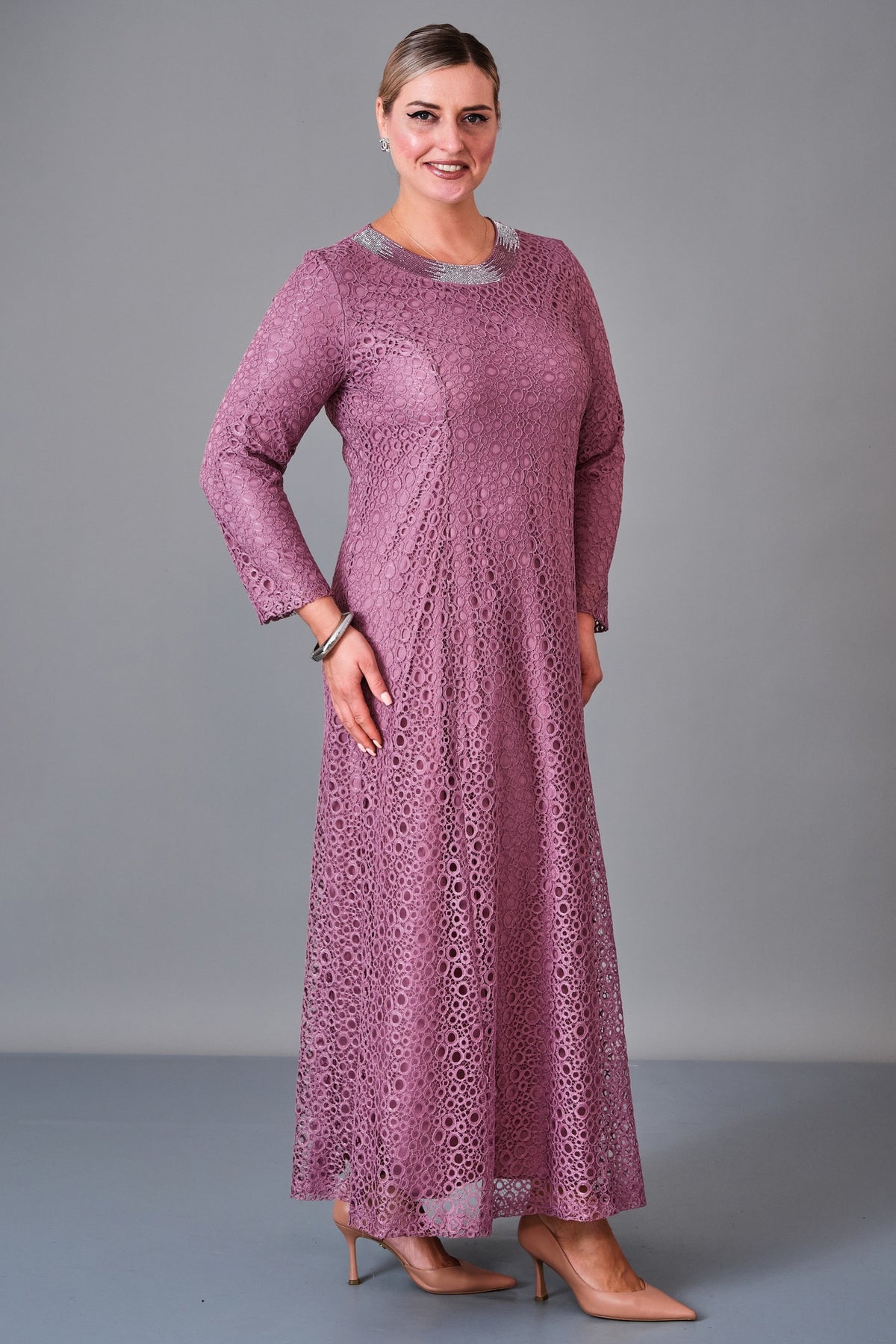 Soley - Plus Size Dress (SLY27K6120) - 8690200247262