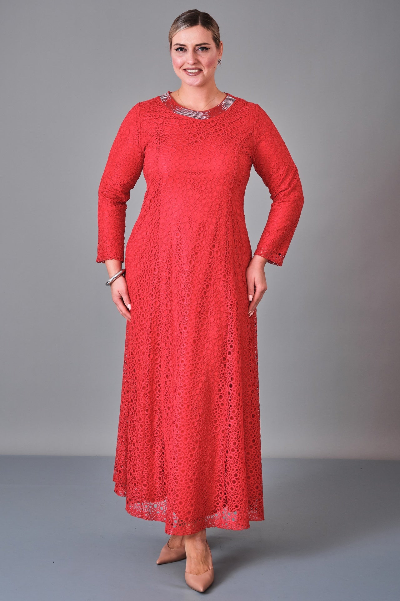 Soley - Plus Size Dress (SLY27K6120) - 8690200247279