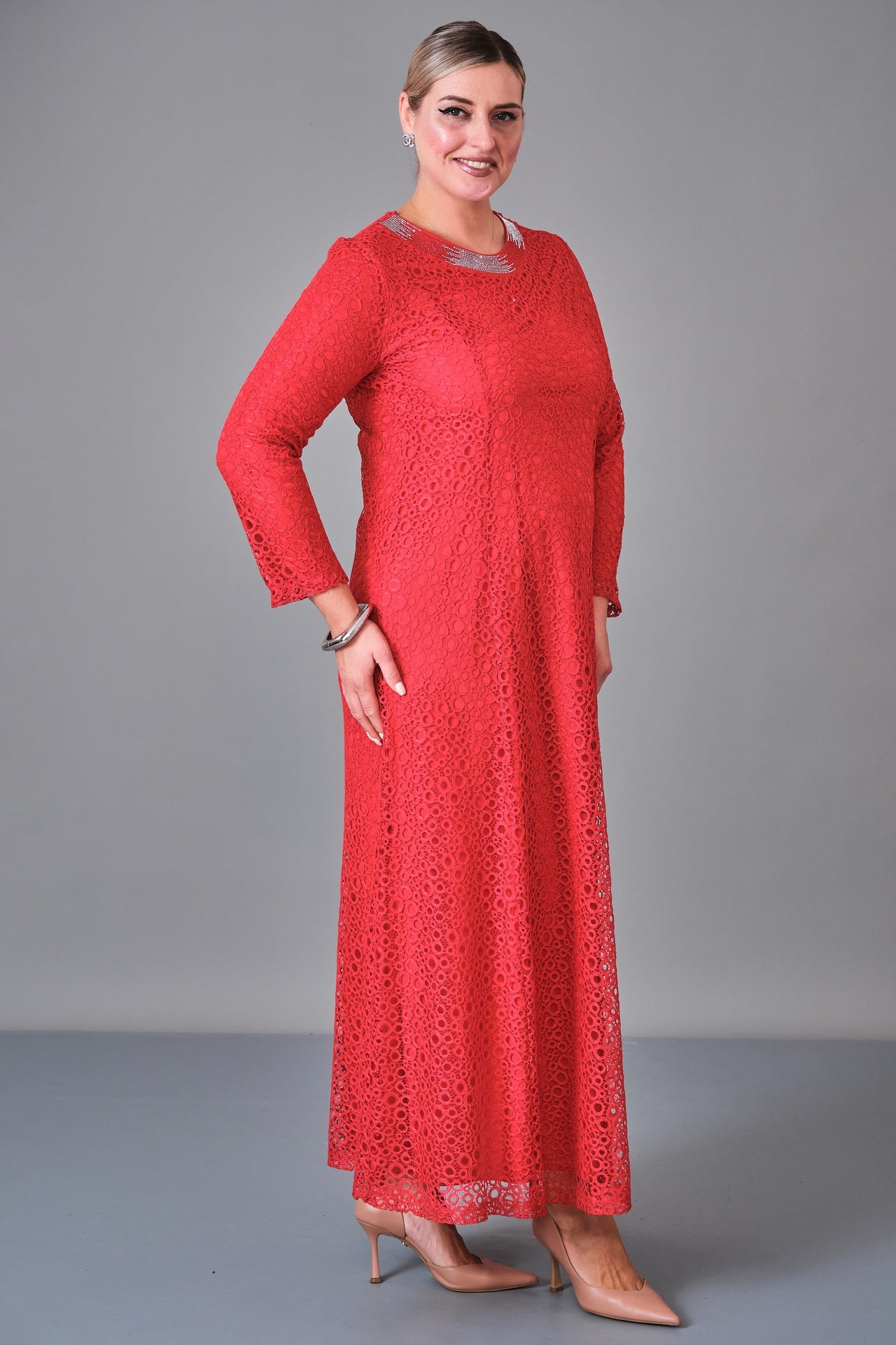 Soley - Plus Size Dress (SLY27K6120) - 8690200247279