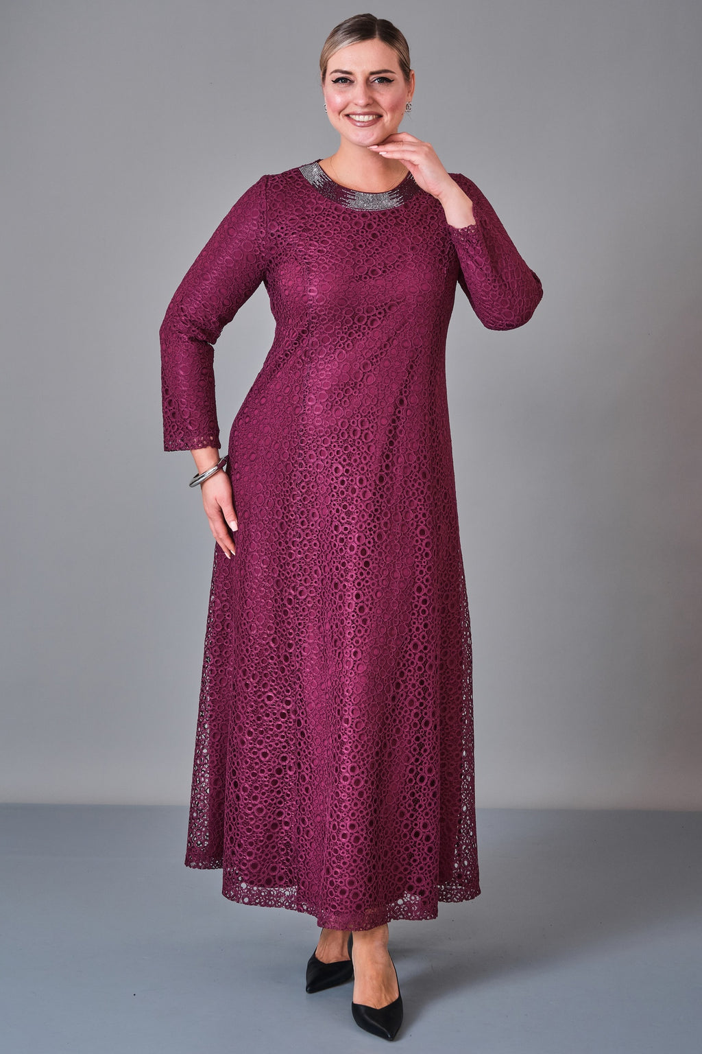 Soley - Plus Size Dress (SLY27K6120) - 8690200247286