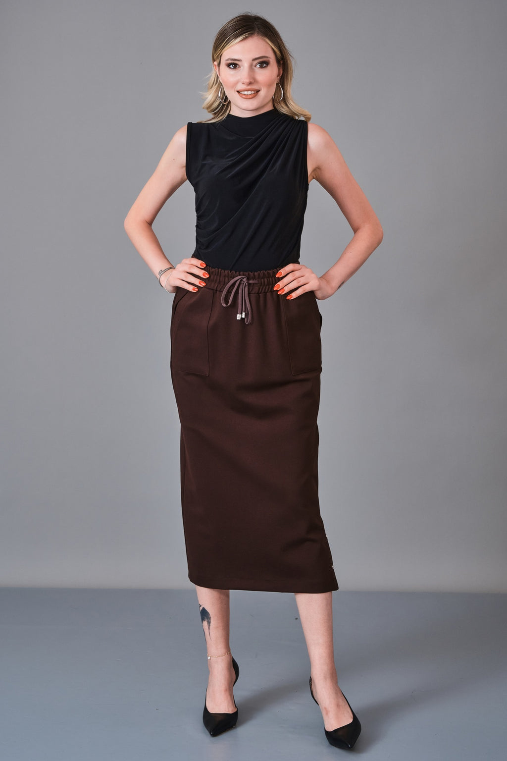 Cocomika - Regular Size Skirt (CMK27K13003) - 8690200247408