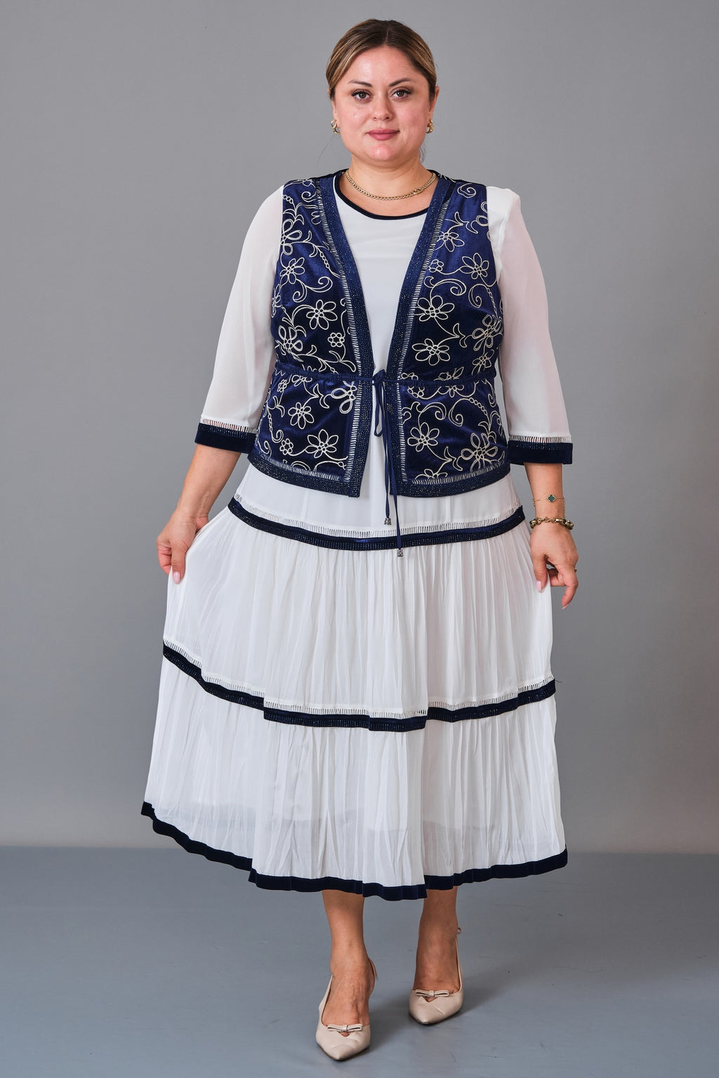Gumanize - Plus Size Dress (GMZ2025-187-7460) - 8690200247415