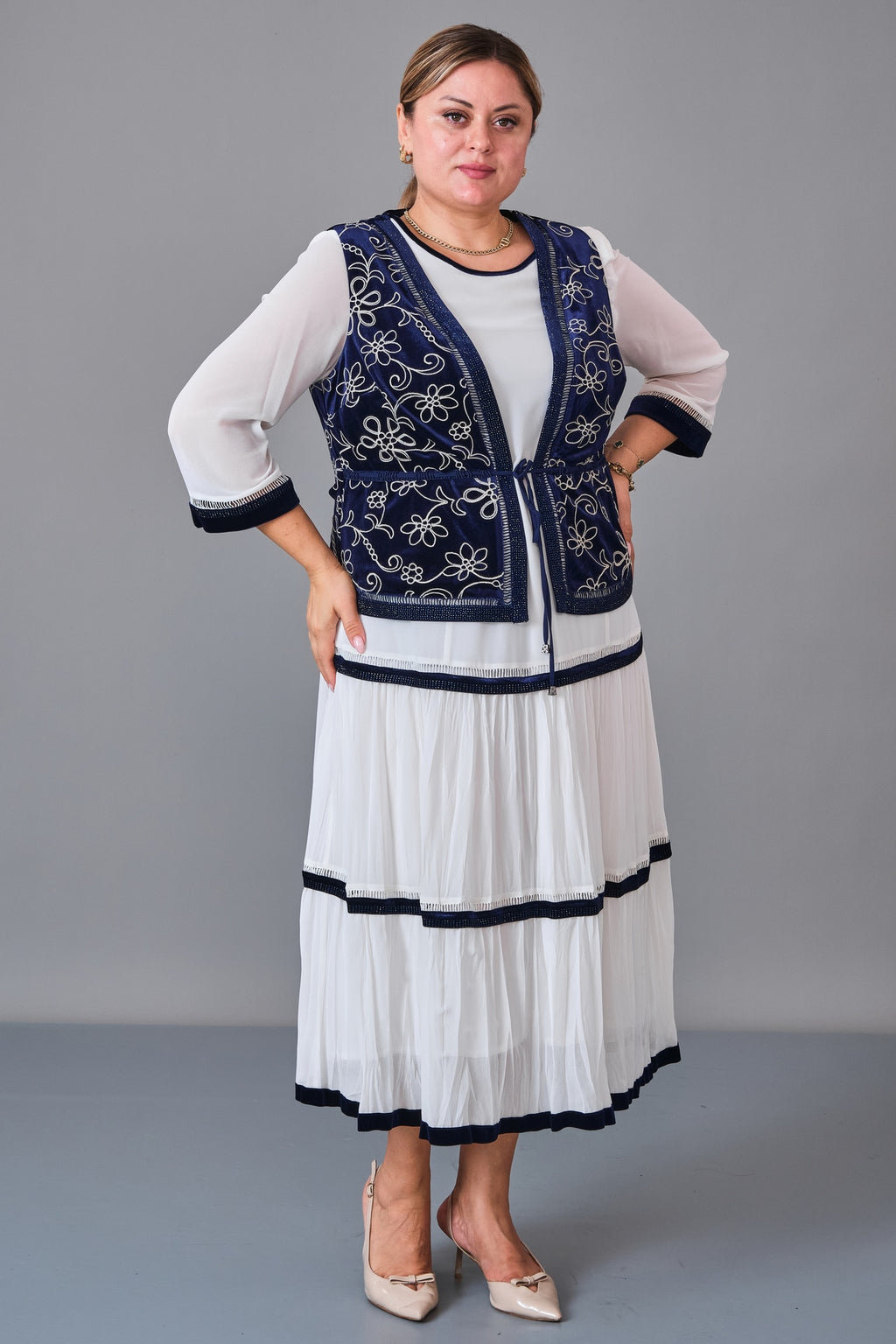 Gumanize - Plus Size Dress (GMZ2025-187-7460) - 8690200247415