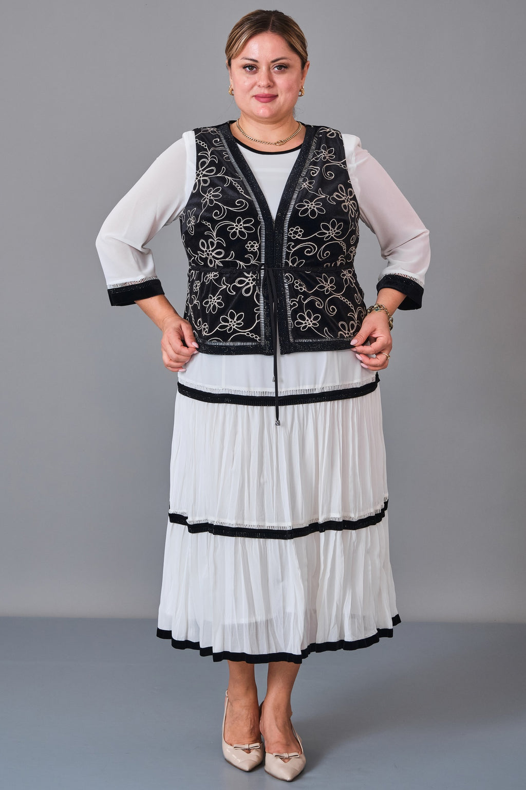 Gumanize - Plus Size Dress (GMZ2025-187-7460) - 8690200247422
