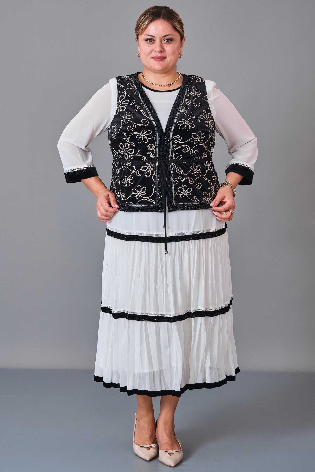 Gumanize - Plus Size Dress (GMZ2025-187-7460) - 8690200247422