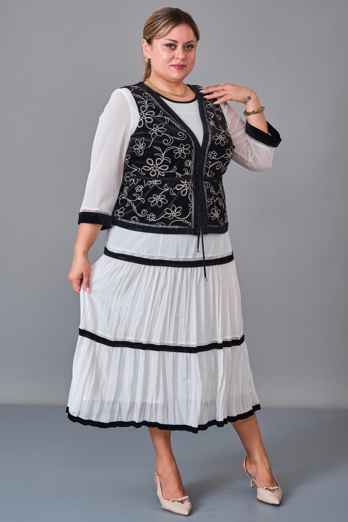 Gumanize - Plus Size Dress (GMZ2025-187-7460) - 8690200247422