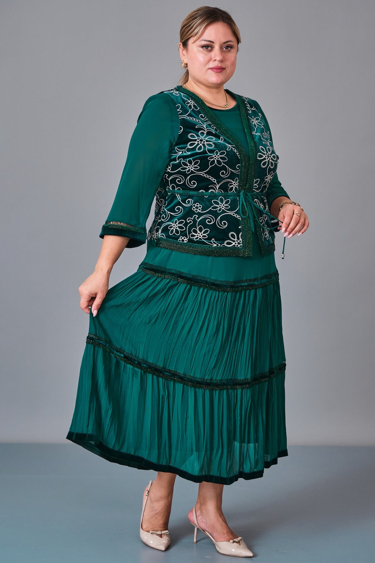 Gumanize - Plus Size Dress (GMZ2025-187-7460) - 8690200247446