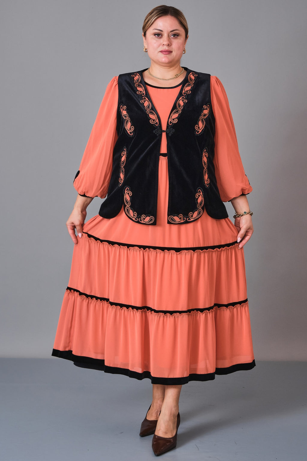 Gumanize - Plus Size Dress (GMZ2026-187-172) - 8690200247453