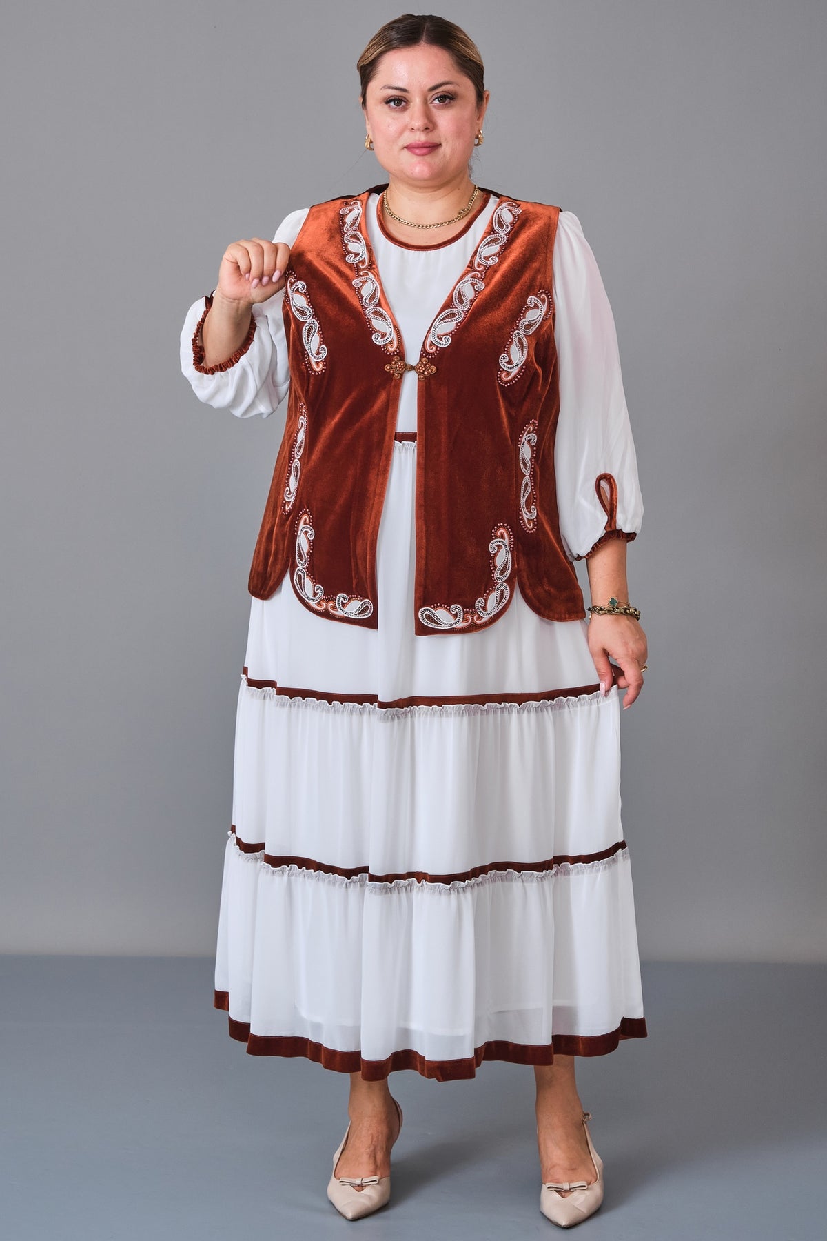 Gumanize - Plus Size Dress (GMZ2026-187-172) - 8690200247460