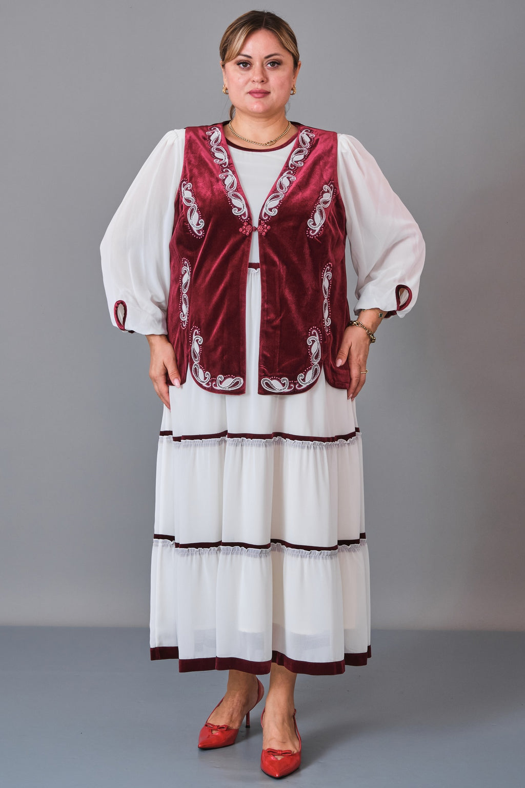 Gumanize - Plus Size Dress (GMZ2026-187-172) - 8690200247477