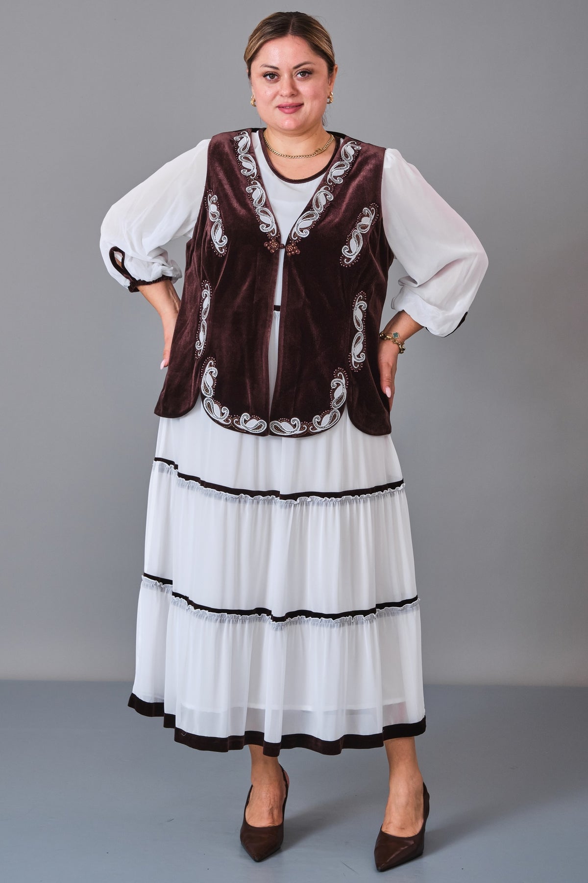 Gumanize - Plus Size Dress (GMZ2026-187-172) - 8690200247491