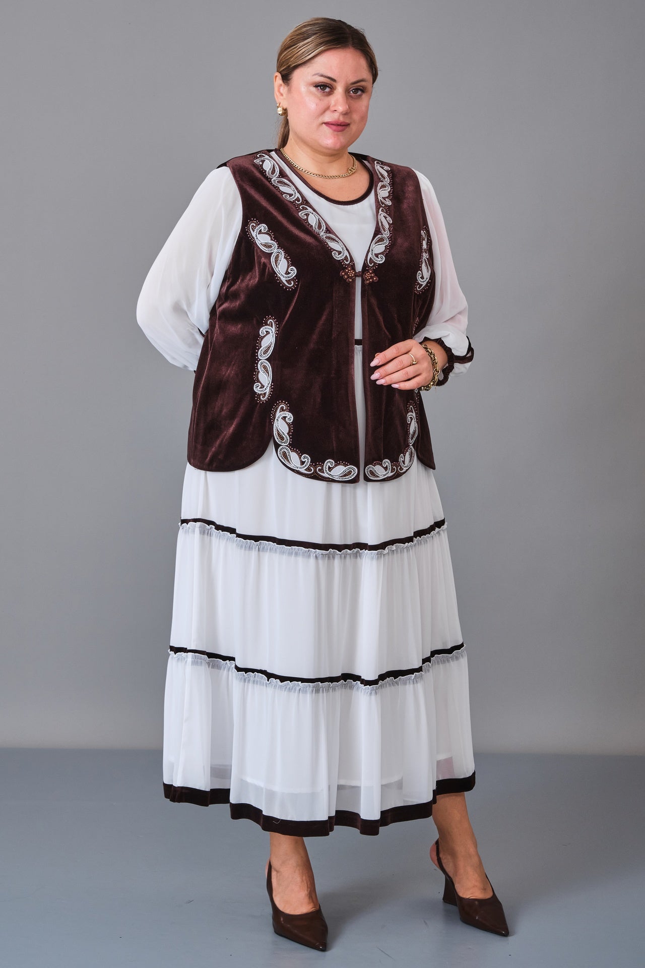 Gumanize - Plus Size Dress (GMZ2026-187-172) - 8690200247491