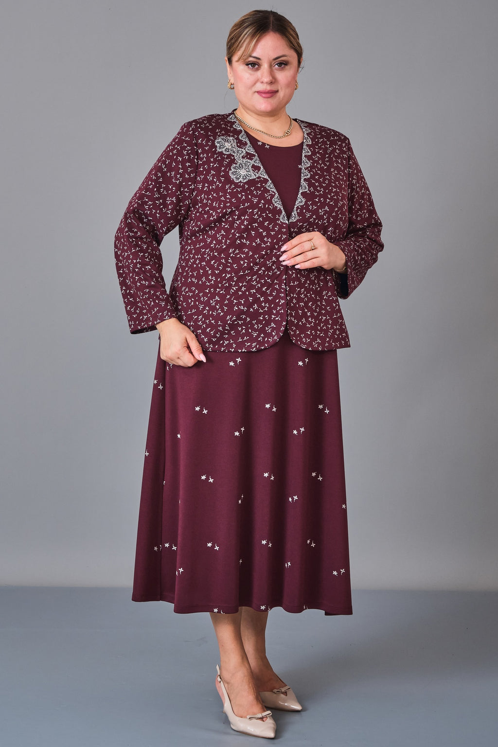 Gumanize - Plus Size Dress (GMZ2027-130-8497) - 8690200247552