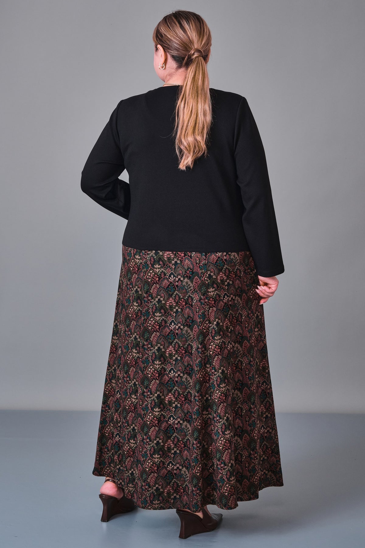 Gumanize - Plus Size Dress (GMZ2027-19-8520) - 8690200247569
