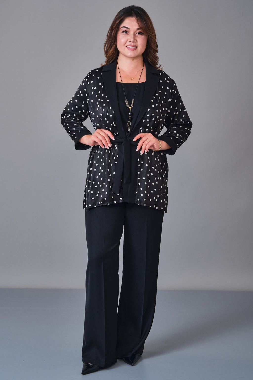 Dress Port - Plus Size Suit (DSP27K3651) - 8690200247750