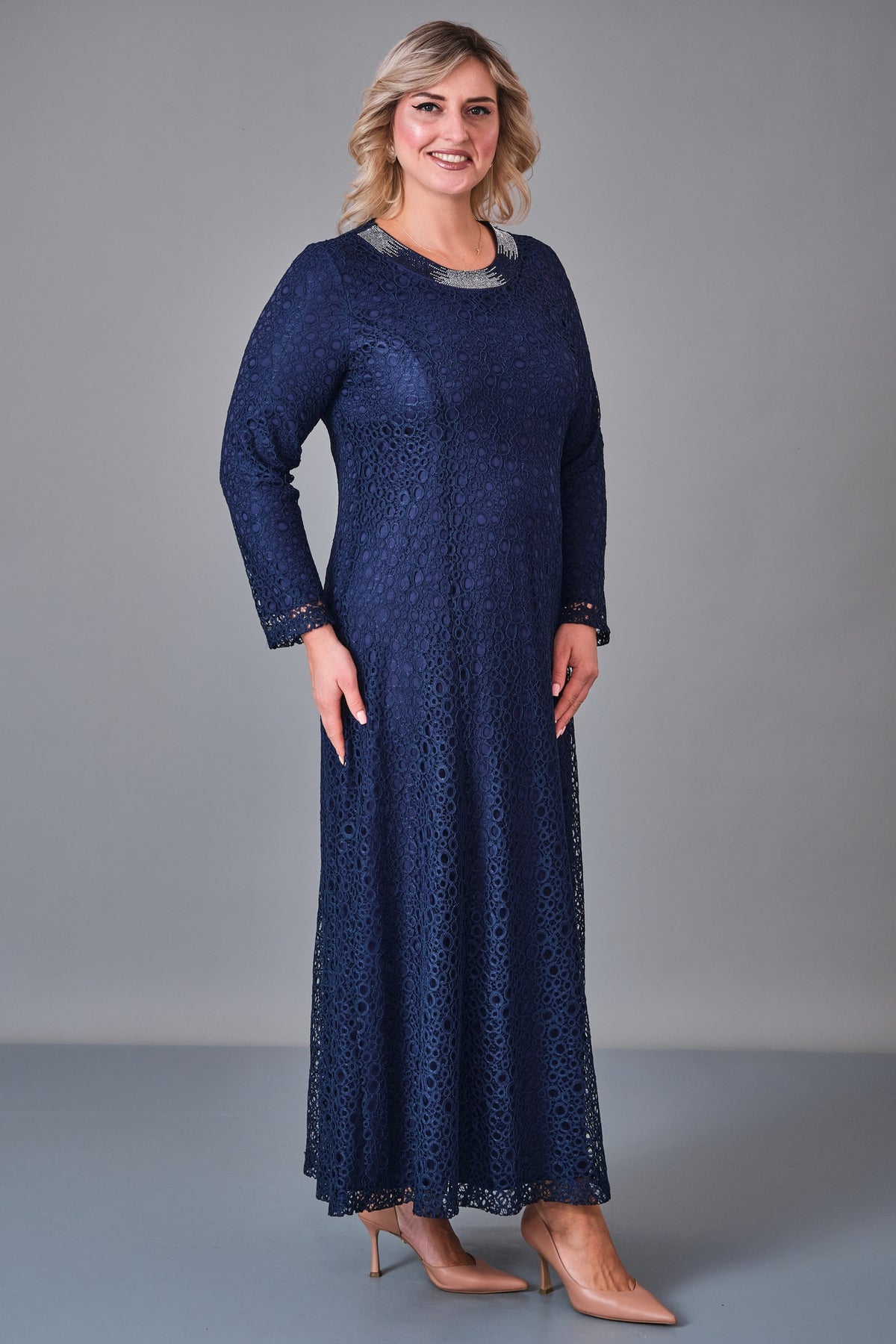 Soley - Plus Size Dress (SLY27K6120) - 8690200247774