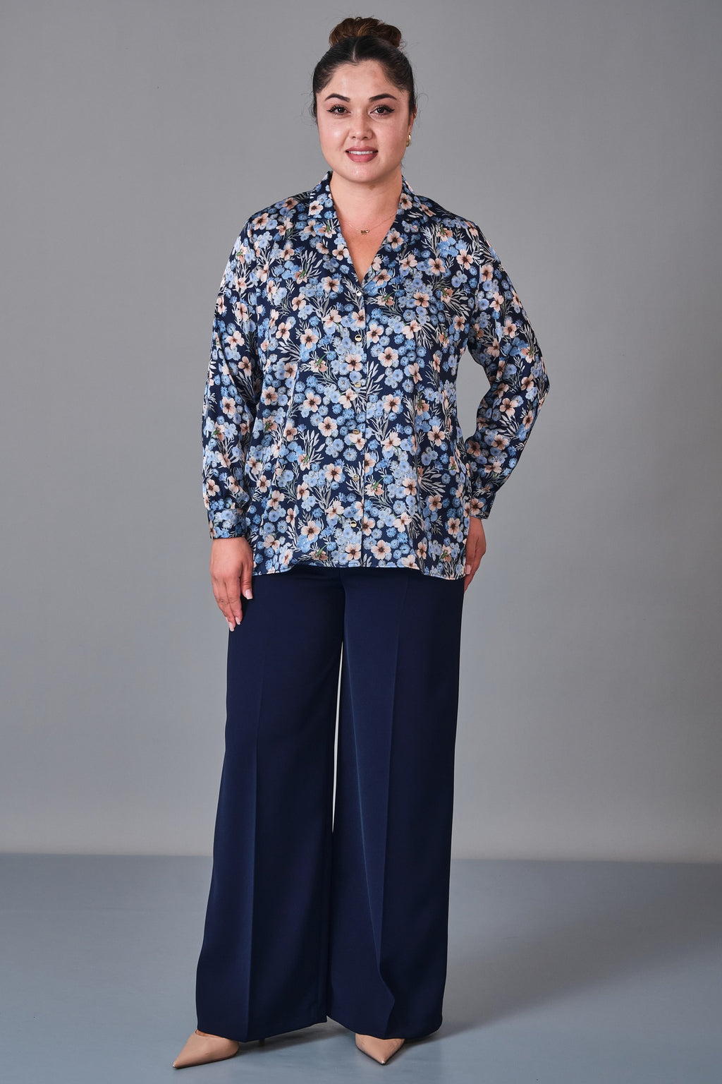 Selen - Plus Size Blouse (SLN27K060335) - 8690200247828