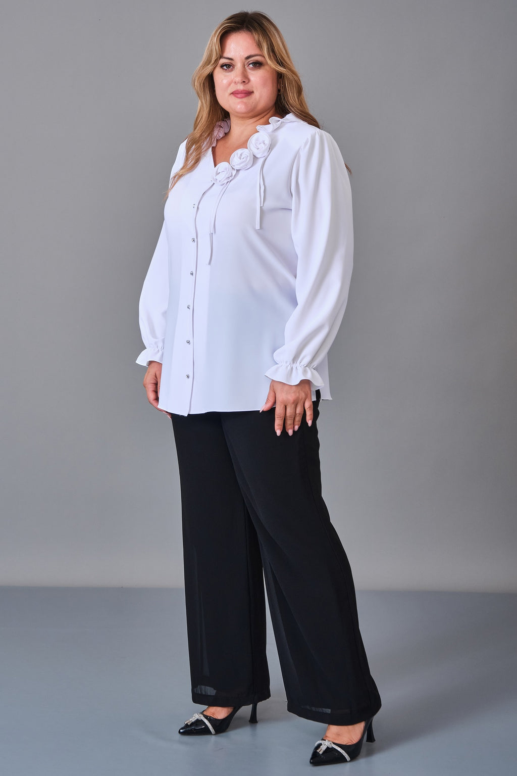 Kifayet - Plus Size Shirt (KFT27K18803) - 8690200248184