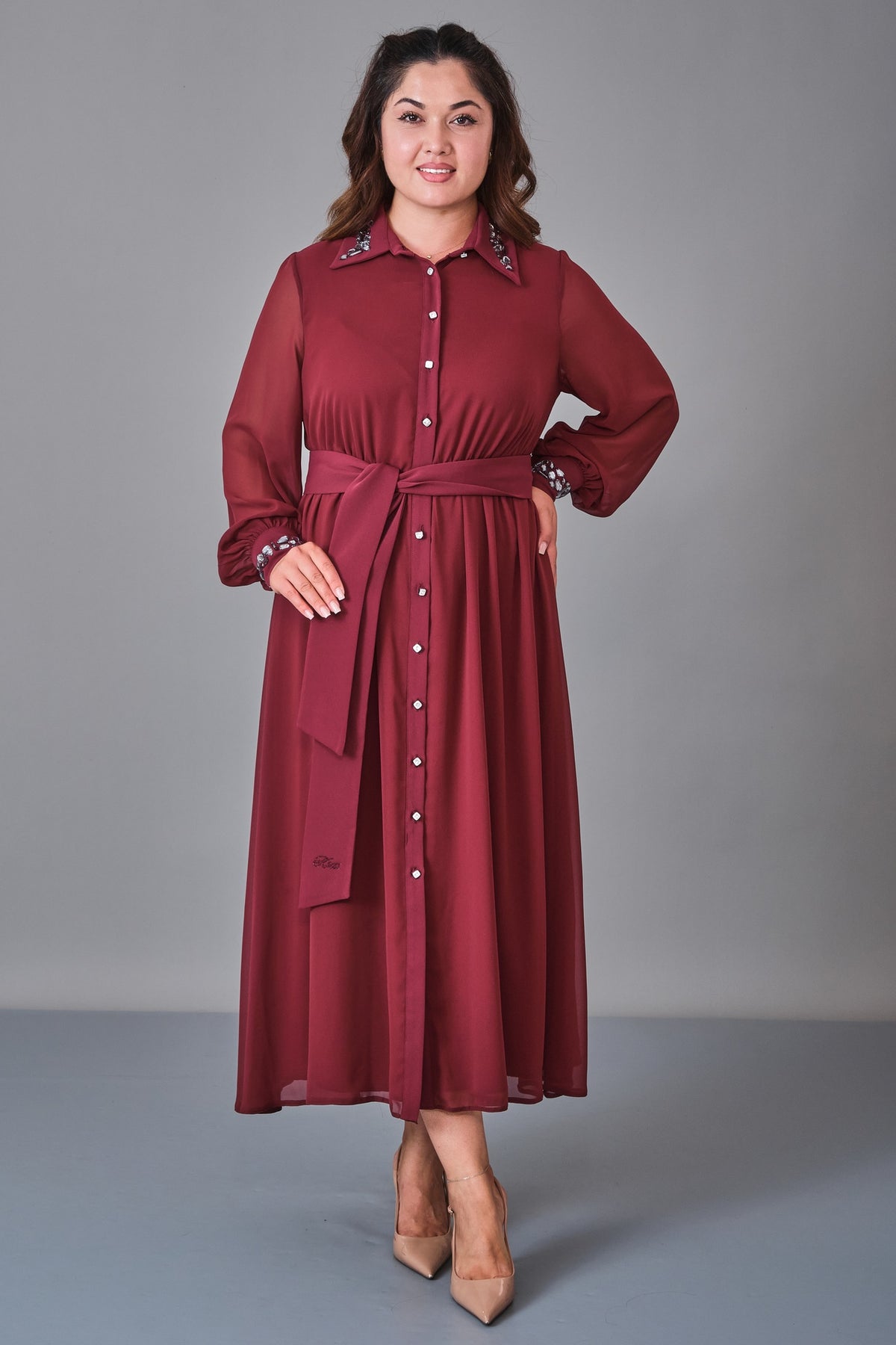 Ksas - Plus Size Dress (KSS27K32423)