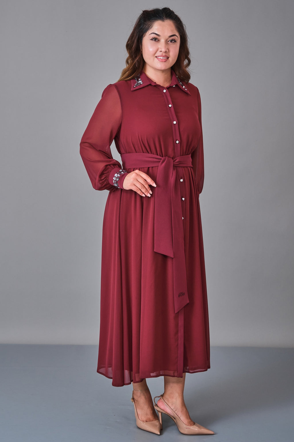 Ksas - Plus Size Dress (KSS27K32423)