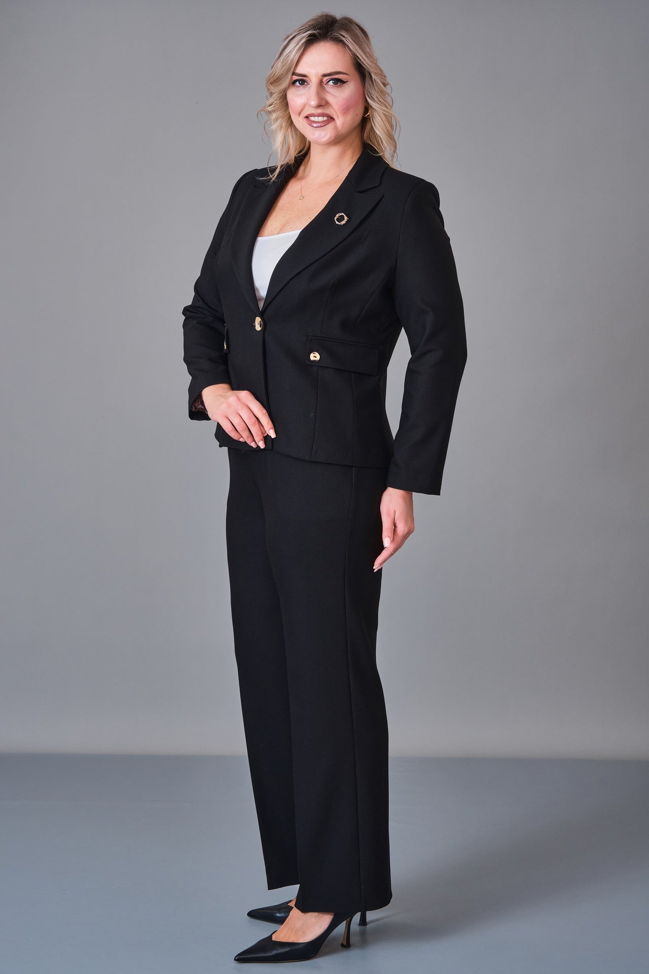 Hatunca - Plus Size Suit (HTC27K184150BB) - 8690200248641